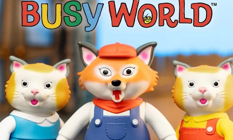 Exclusive Look at Super7’s ReAction Figures Based on Richard Scarry’s Busy World