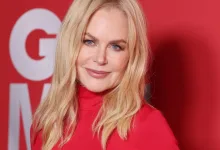 Nicole Kidman Sizzles in Red Figure-Hugging Gown With Quirky Lace Detail