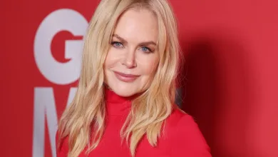 Nicole Kidman Sizzles in Red Figure-Hugging Gown With Quirky Lace Detail